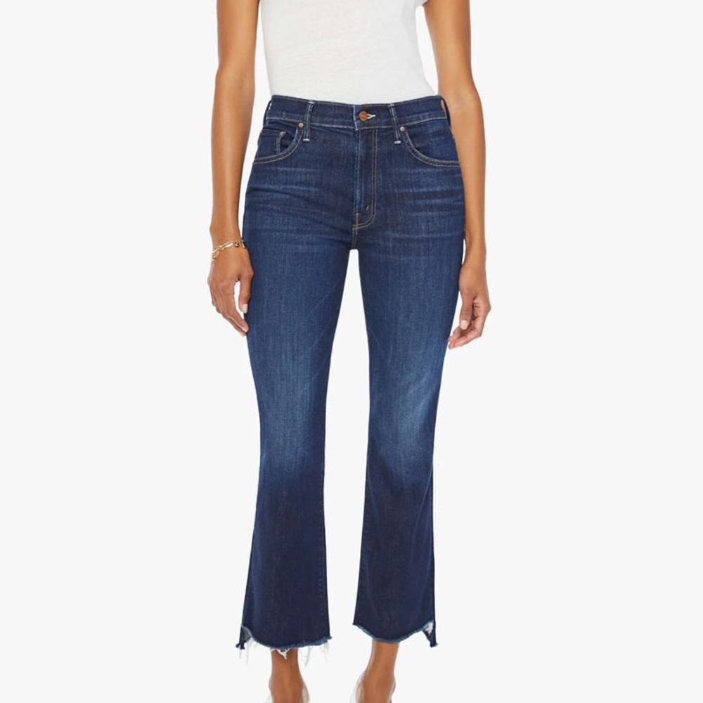 MOTHER
The Insider Crop Step Fray Jeans boot cut size 27